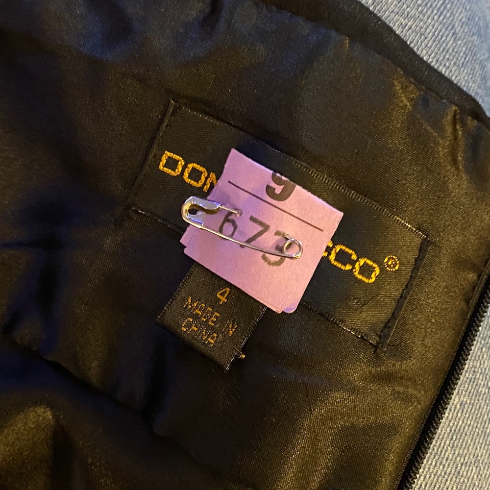 🥀 Silk Donna Ricco Ruffle Dress - Sz 4 - Picture 7 of 9